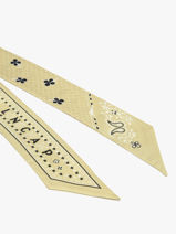 Longchamp Soie gots Sjaal Groen-vue-porte